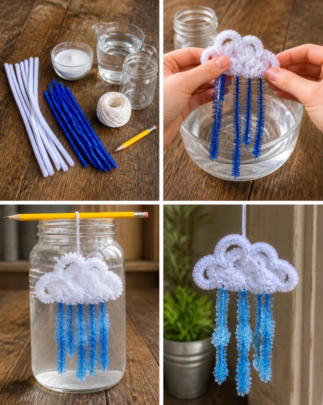 Crystal Cloud Raindrops