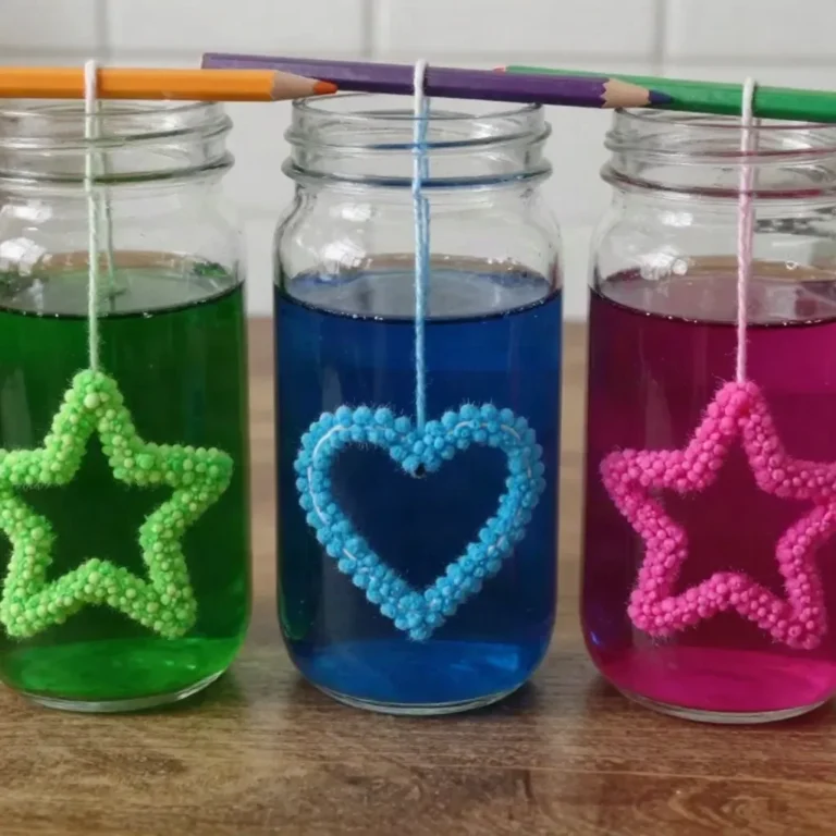 Vibrant crystals showcasing the art of crystal growing in various shapes and colors.