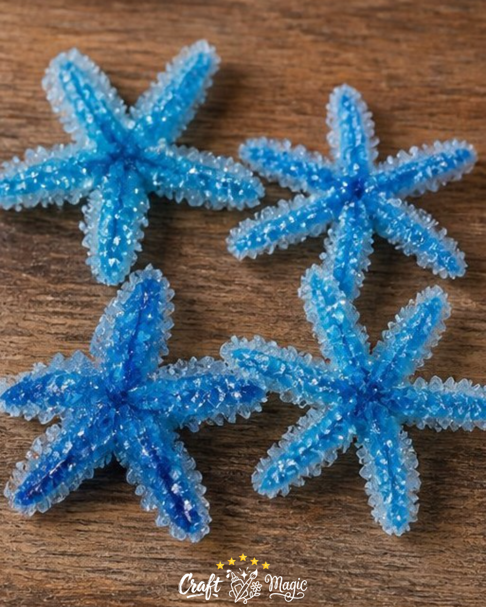DIY Crystal Starfish Geodes For Seaside Home Decor