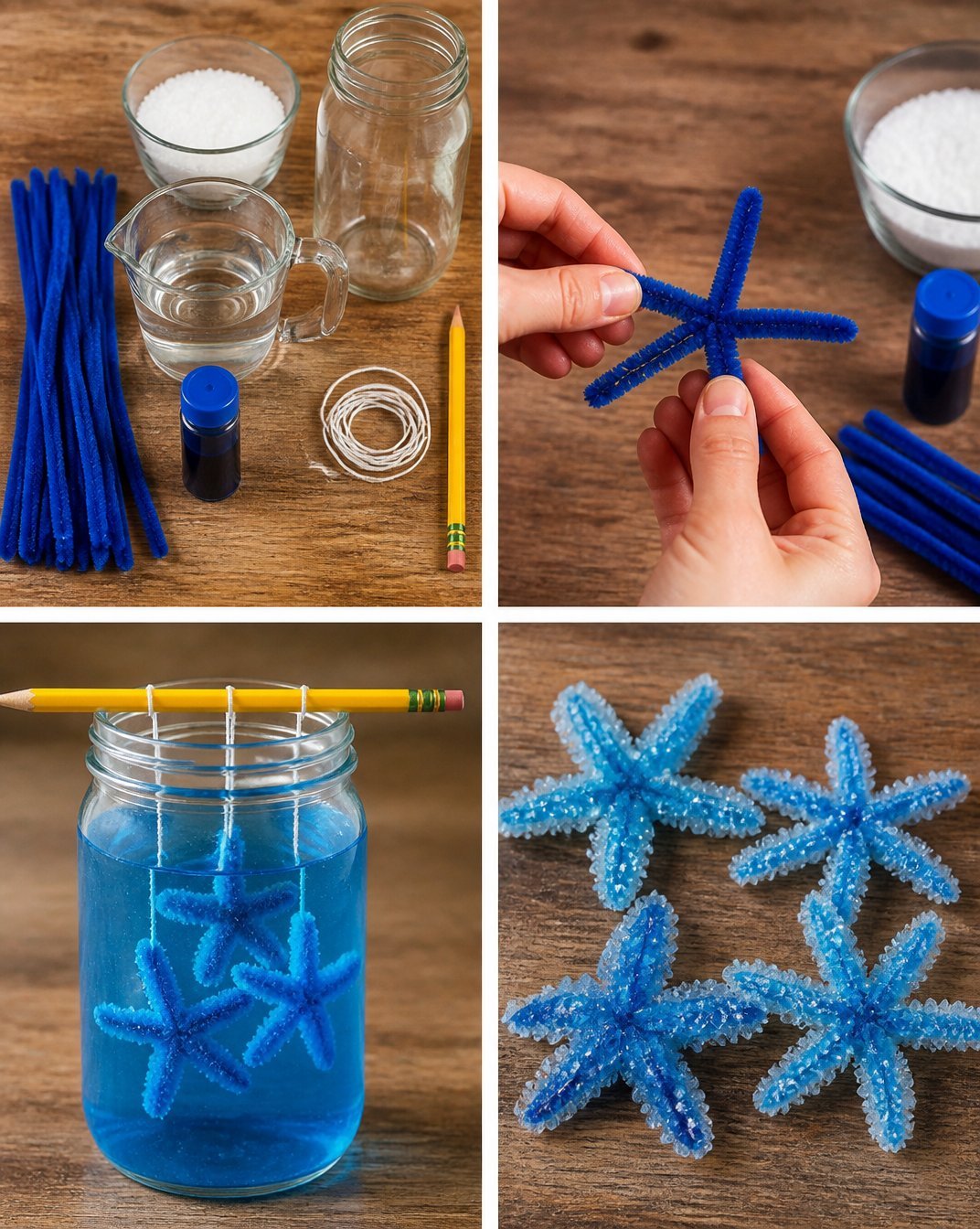Crystal Starfish Geodes