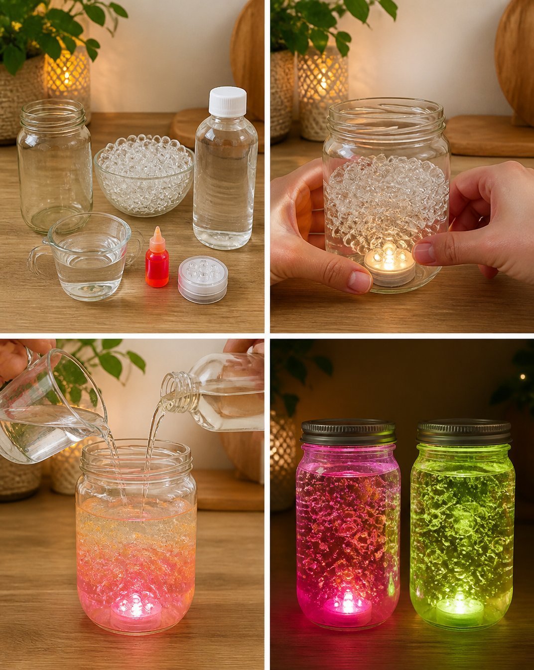 DIY Glowing Bubble Lamps for Home Decor With LEDs