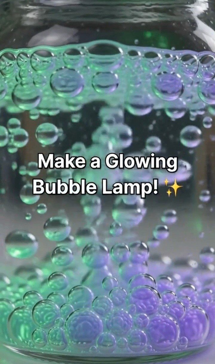 DIY Glowing Bubble Lamps