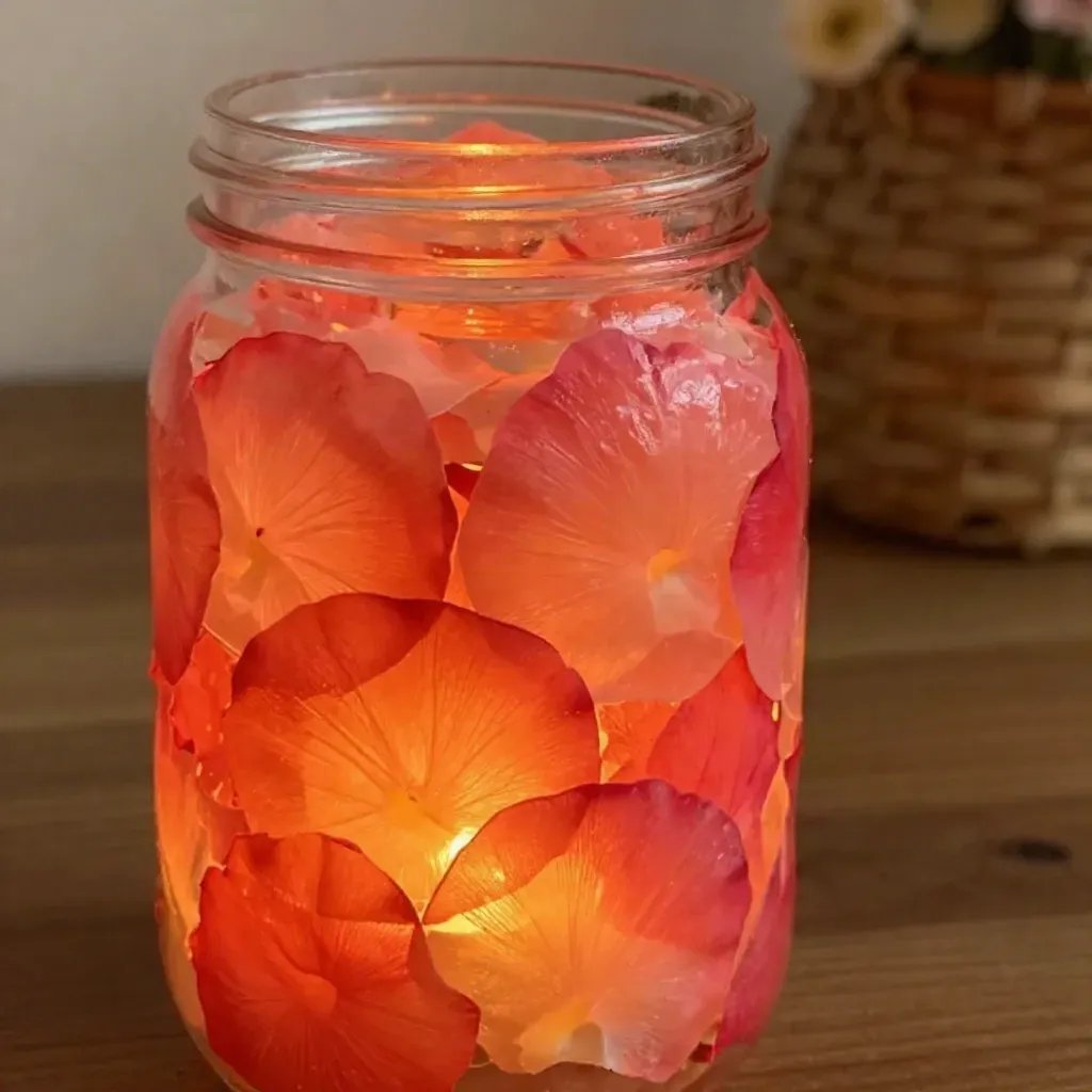 Craft Your Own Rose Petal Lantern