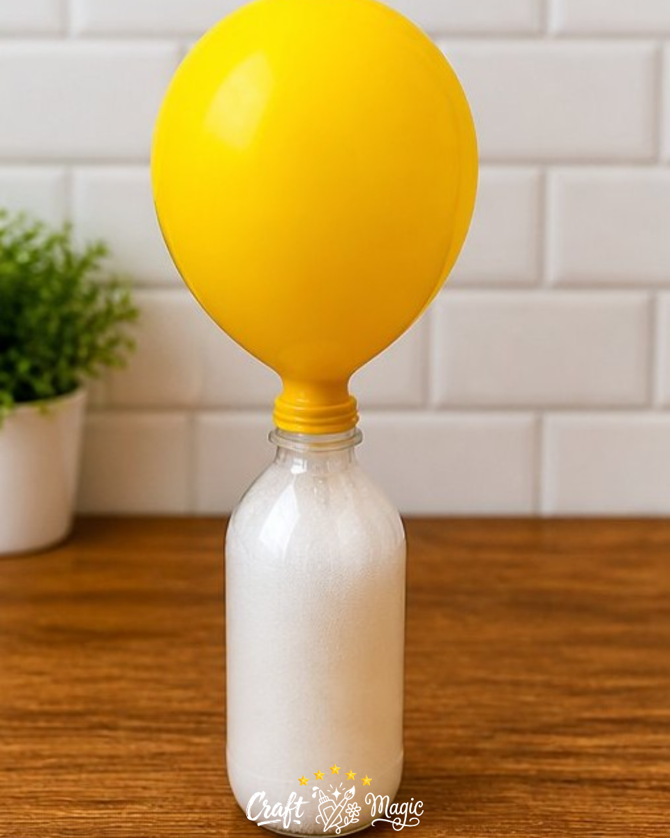 Easy Baking Soda Balloon Experiment For Kids
