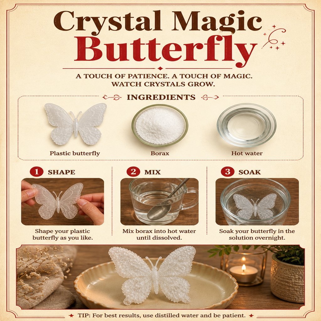 Enchanted Crystal Butterfly: Magic Crystal Collection