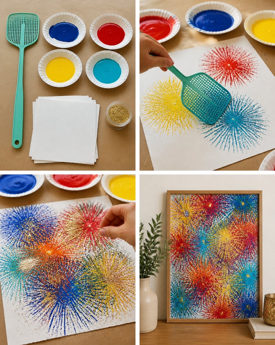 Fly Swatter Firework Prints
