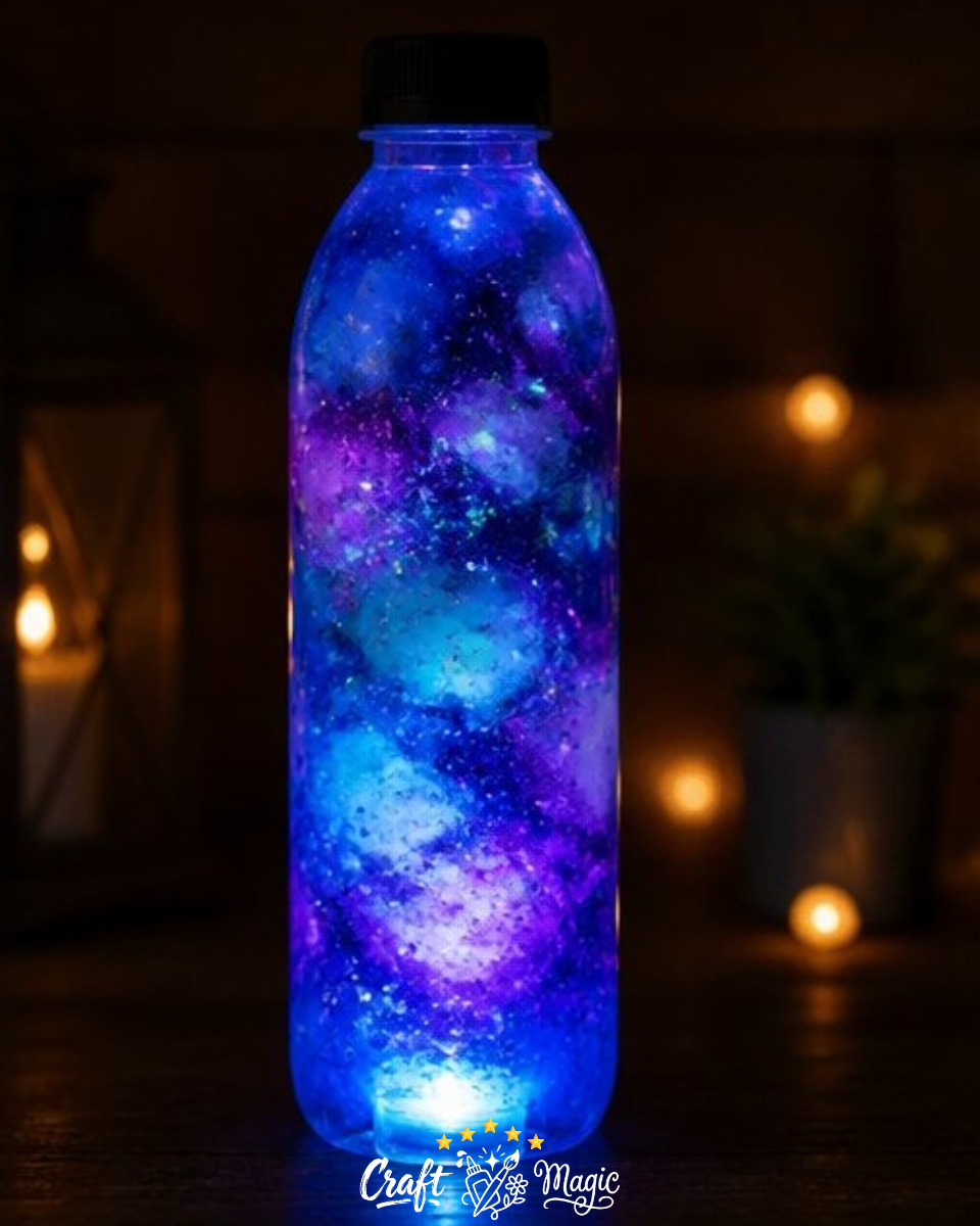 Glow-in-the-Dark Nebula Bottle