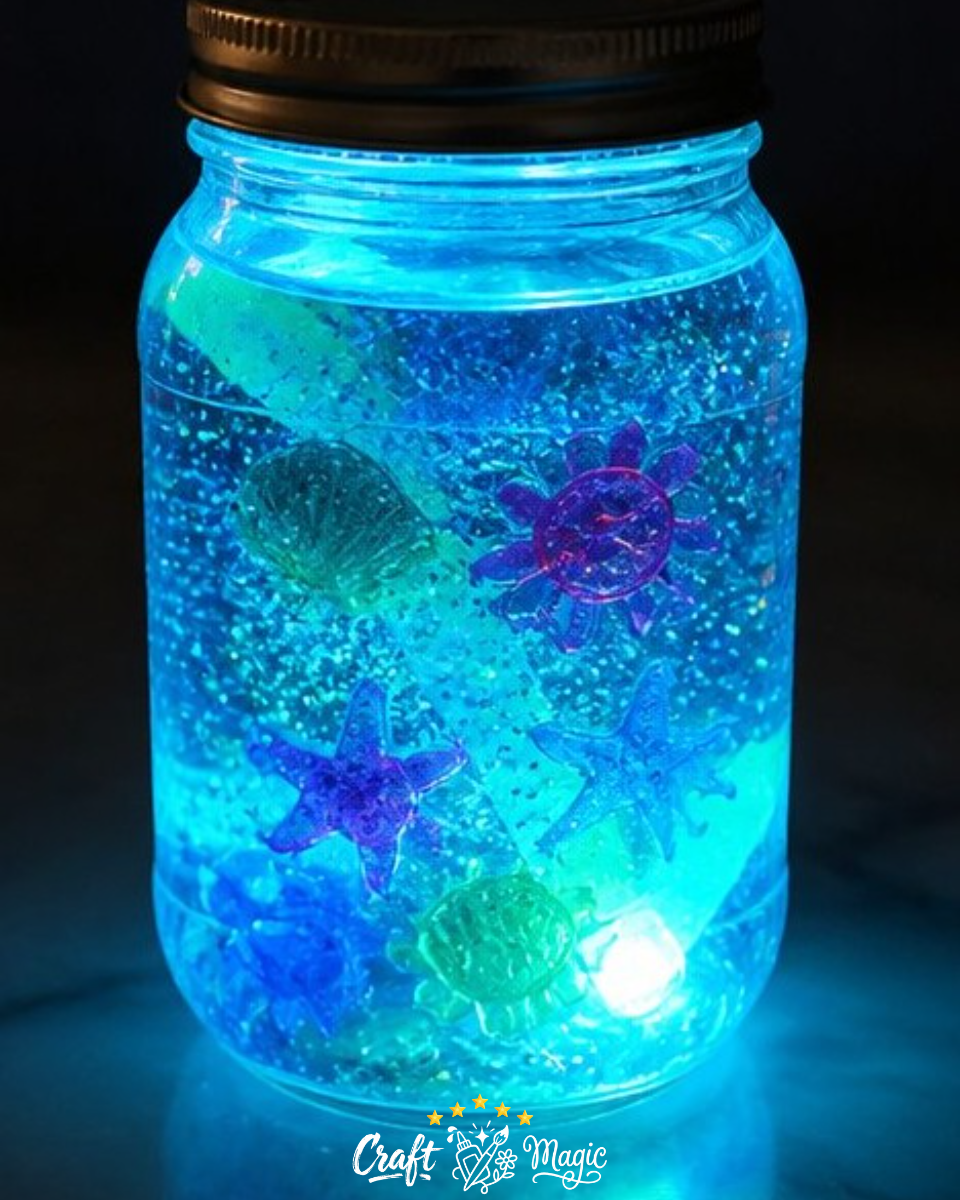 Glowing Ocean Jar