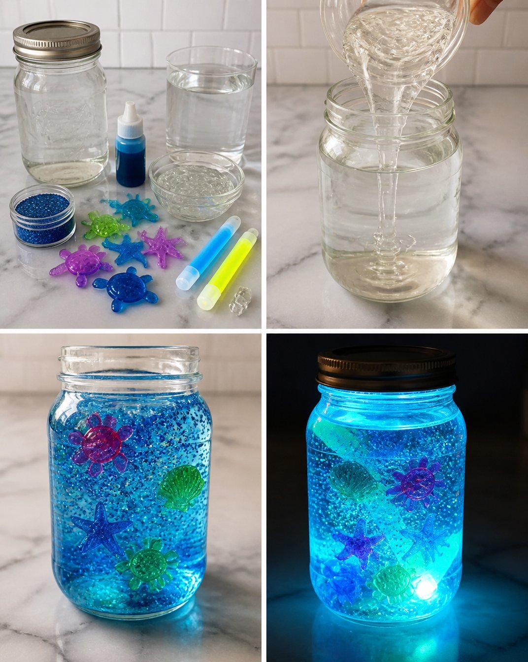 Glowing Ocean Jar