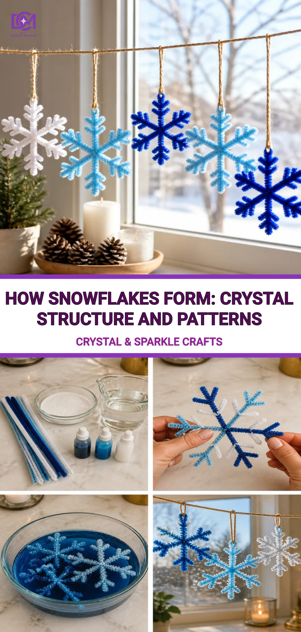 How Snowflakes Form: Crystal Structure and Patterns