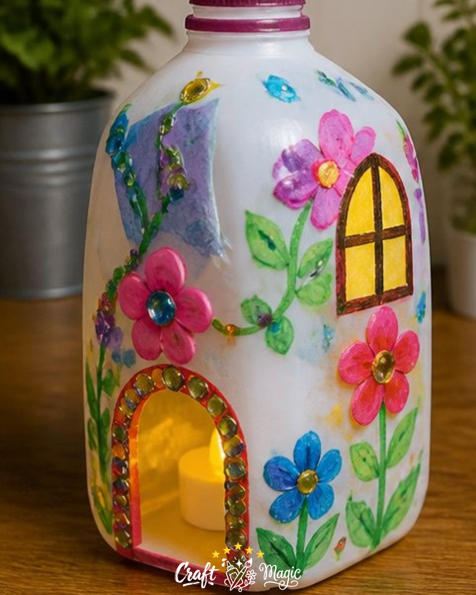 Milk Jug Fairy Lanterns