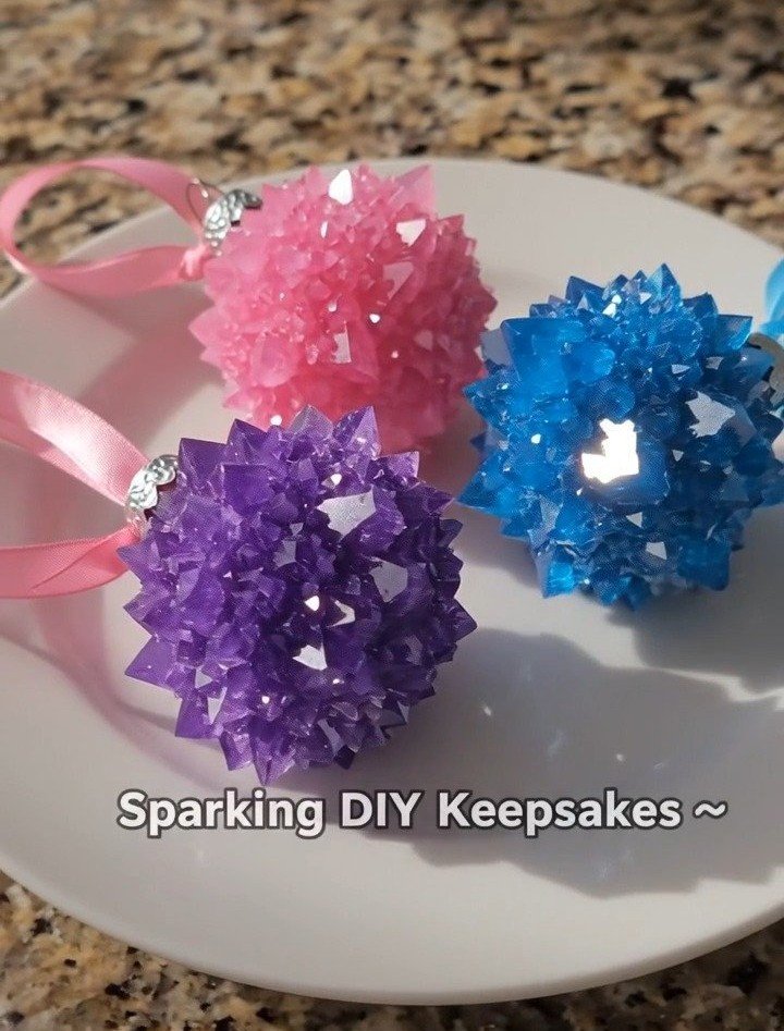Crystal Initial Ornament: Sparkling Personalized Letter Keepsake