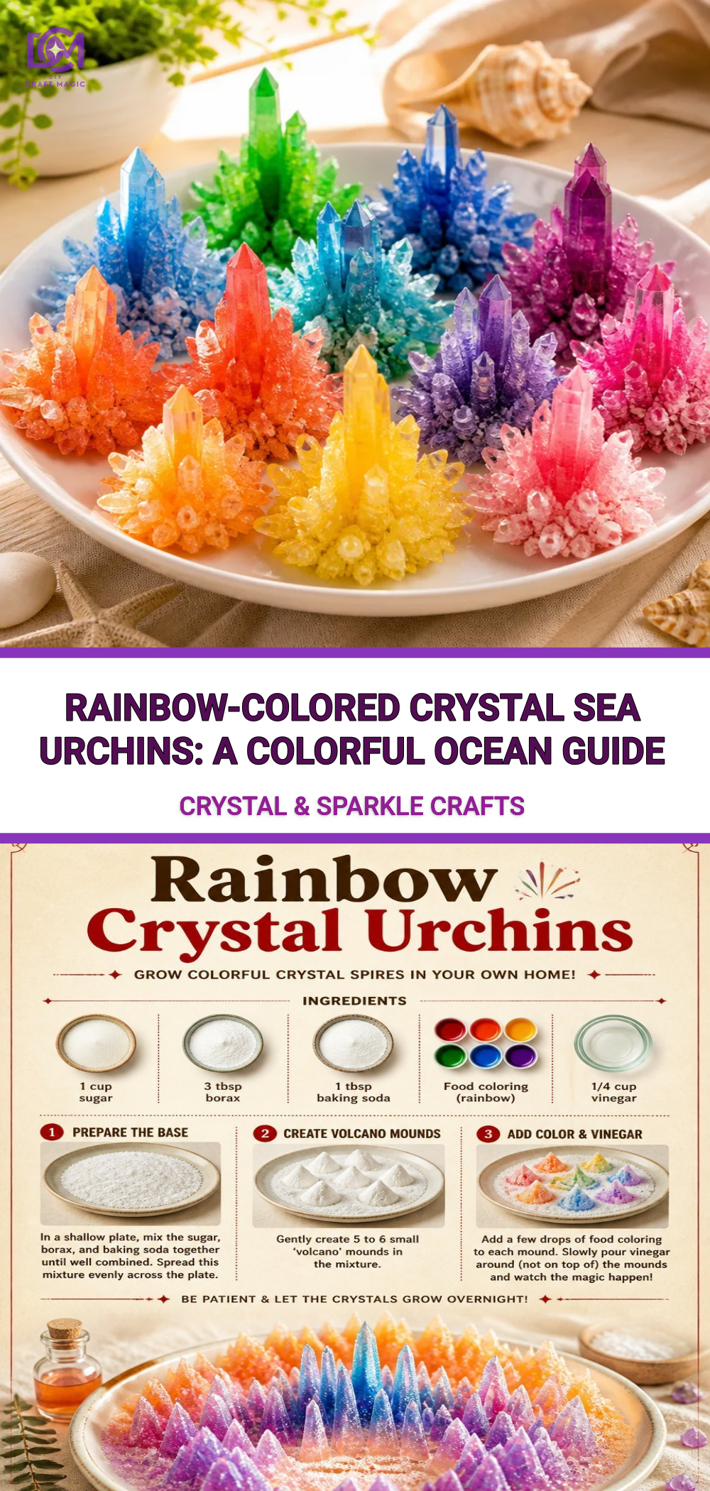 Rainbow-Colored Crystal Sea Urchins: A Colorful Ocean Guide