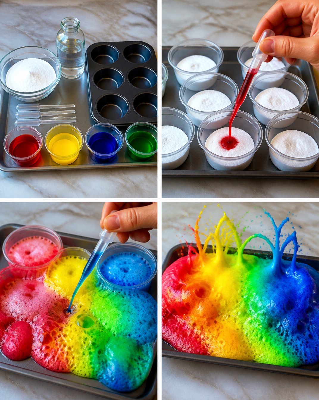Rainbow Fizz Fireworks