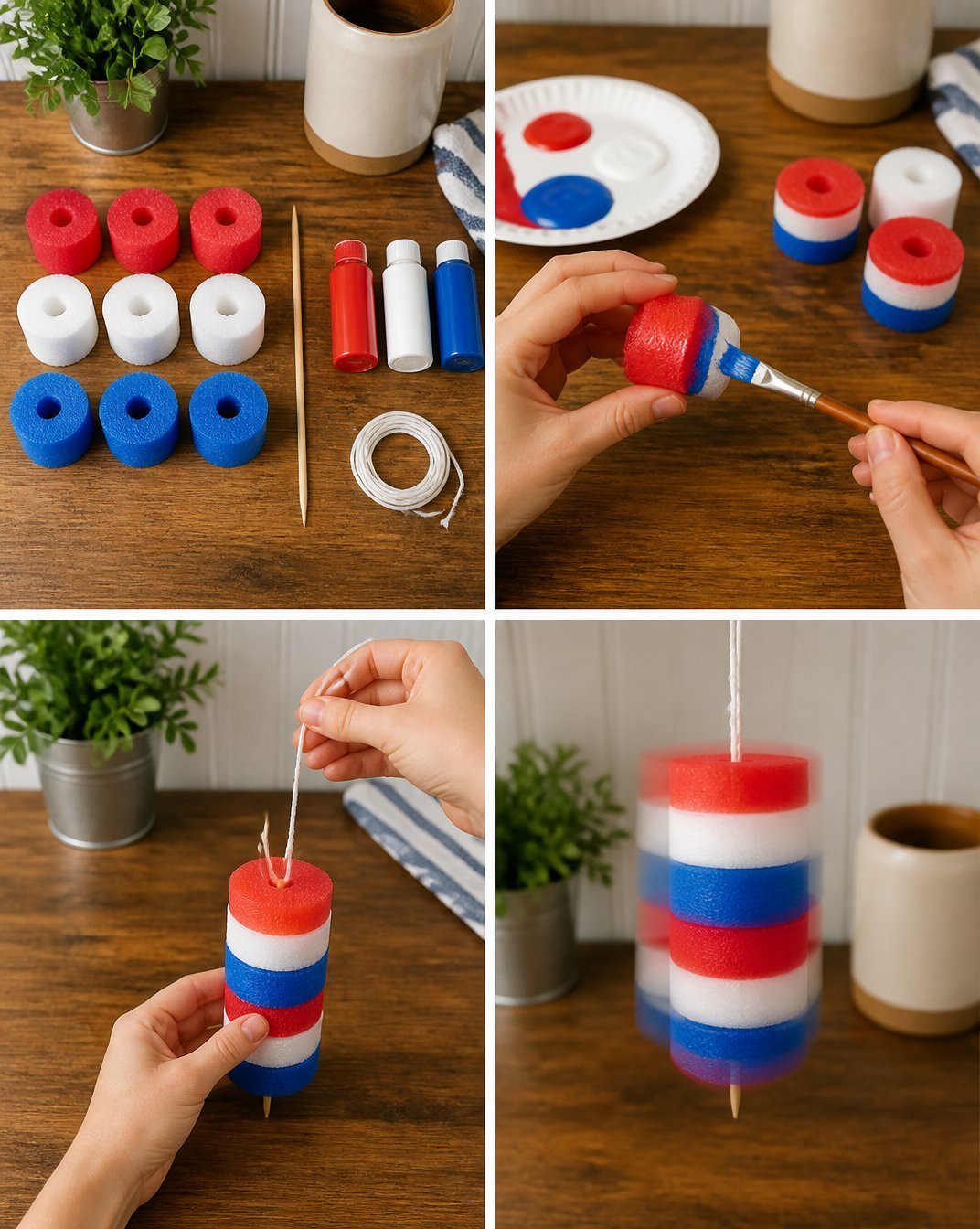 DIY Firecracker Pool Noodle Spinner: Creative Summer Water Toy