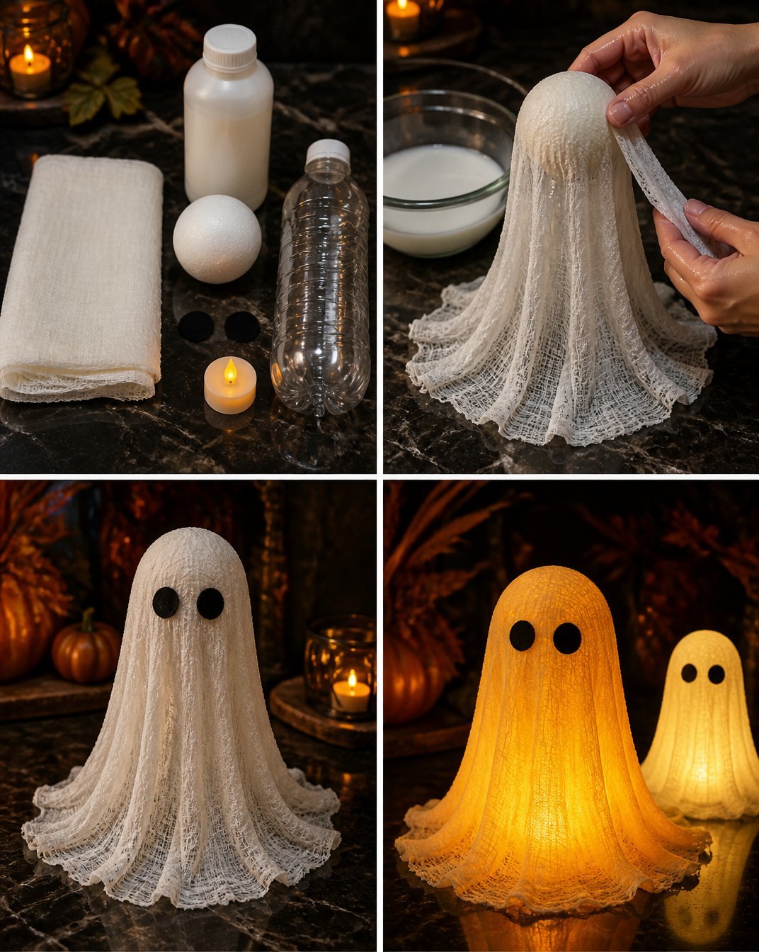DIY Ghost Craft Ideas for Halloween Decor