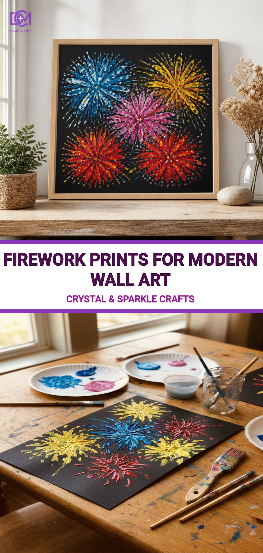 Firework Prints for Modern Wall Art