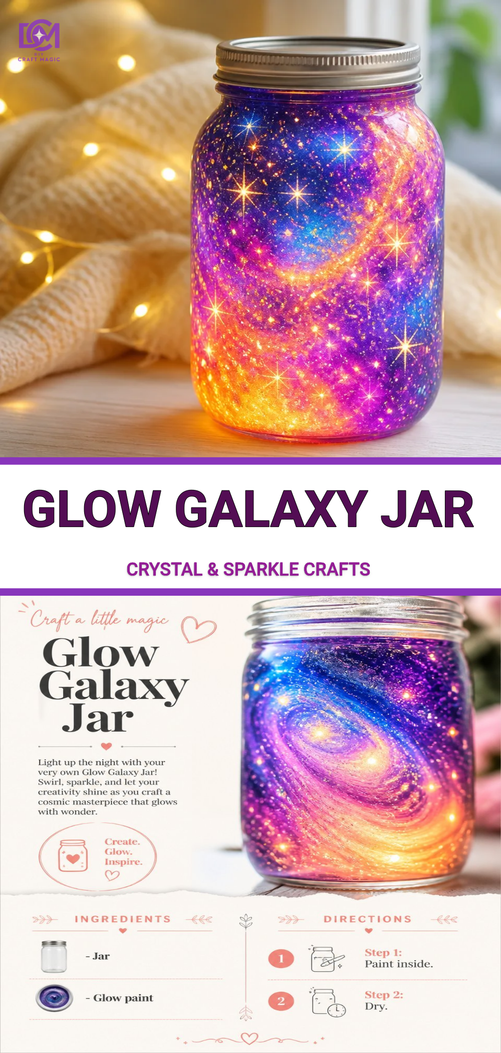 Glow Galaxy Jar