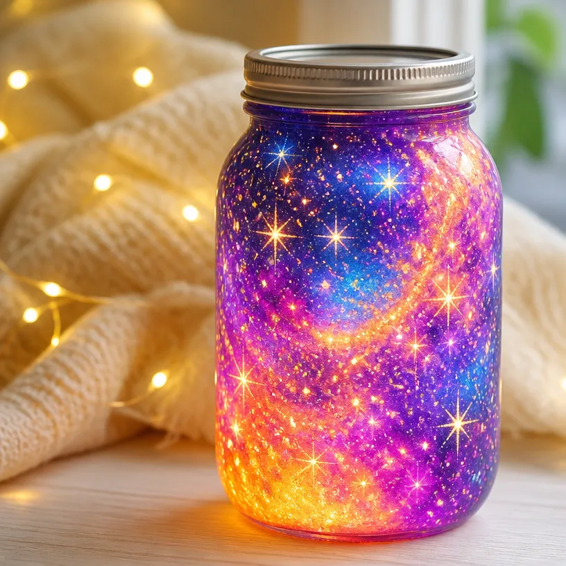 Glow Galaxy Jar