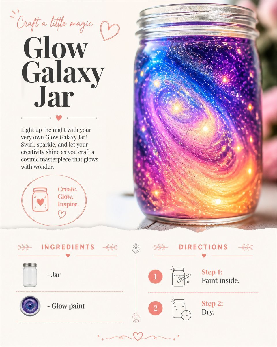 Glow Galaxy Jar