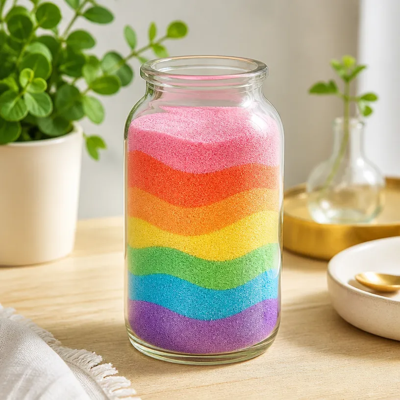 Ombre Sand Art Jar DIY Tutorial
