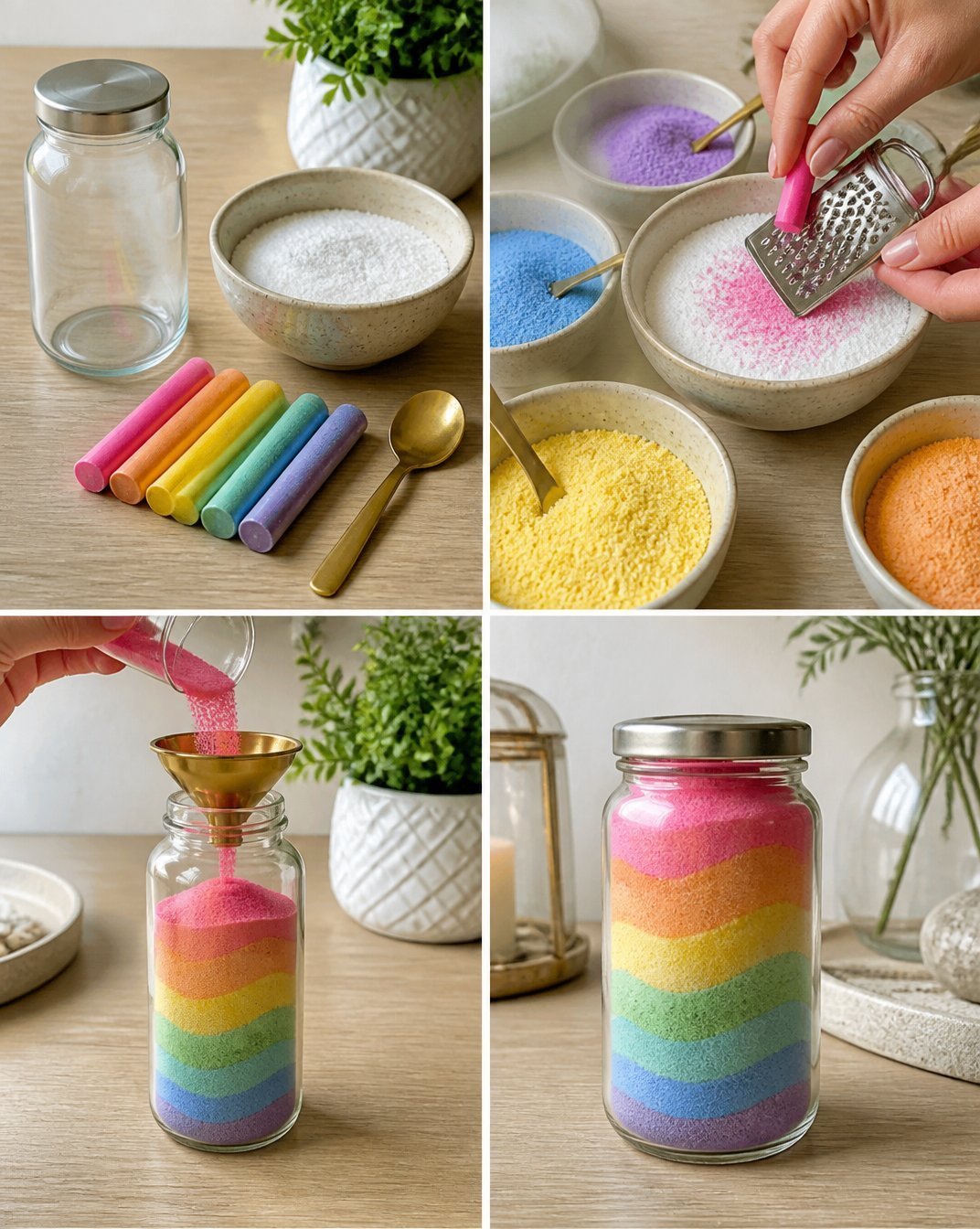 Ombre Sand Art Jar DIY Tutorial