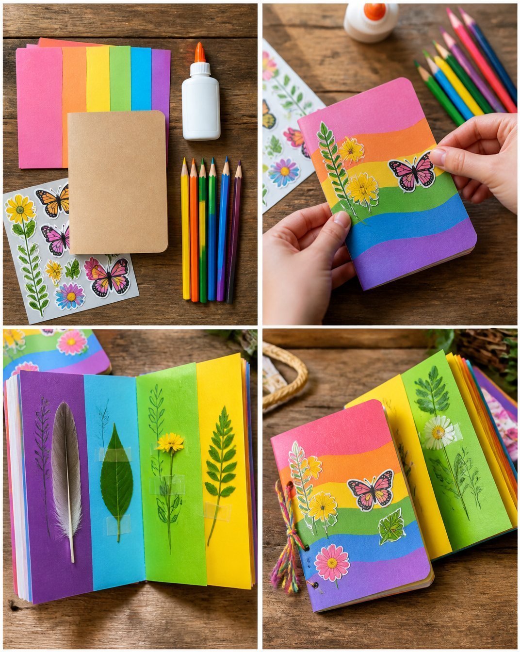 Outdoor Explorers Rainbow Scavenger Journal: Summer Nature Edition
