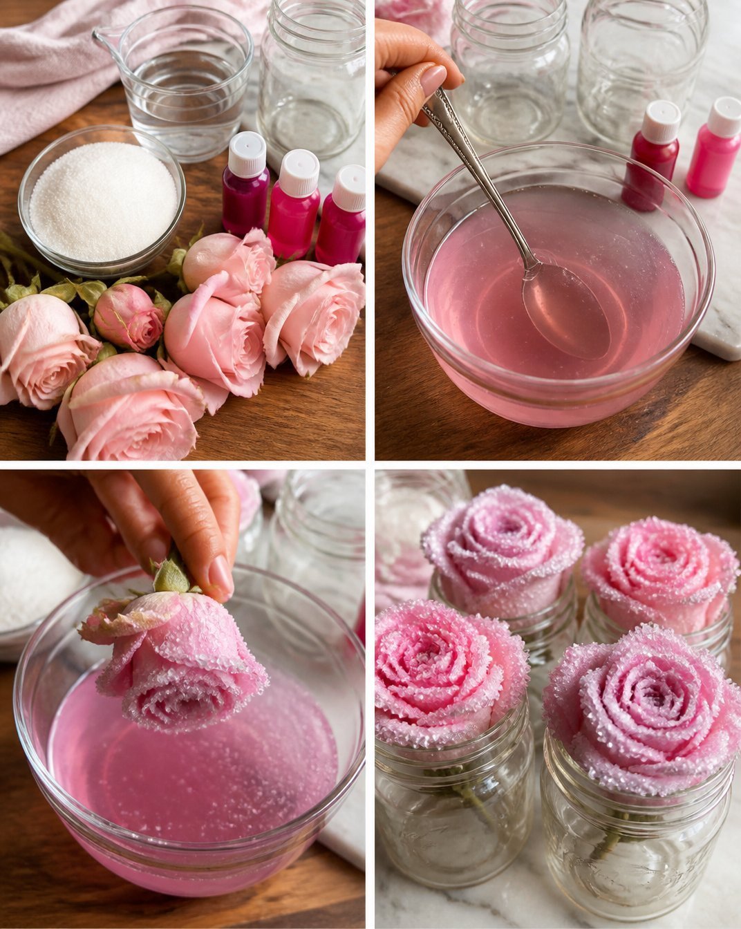 Pastel Roses with Crystal Accents for Elegant Bouquets