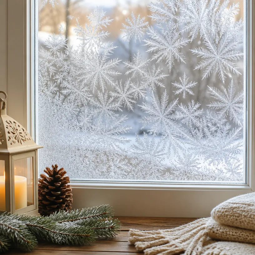 Quick Window Frost with Beer and Salt